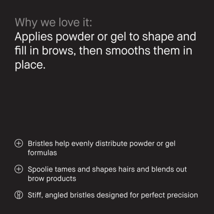 Dual-Ended Brow Definer/Groomer Brush