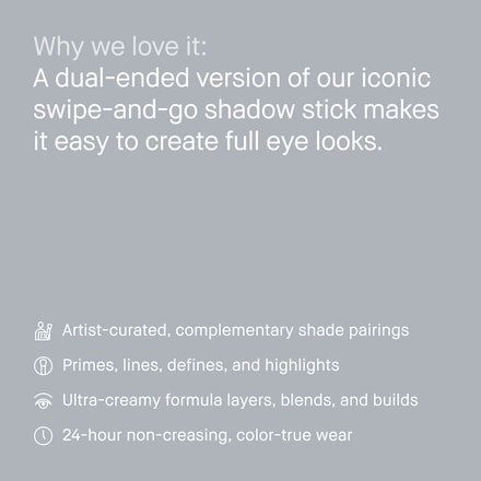 Dual-Ended Long-Wear Cream Shadow Stick Duo