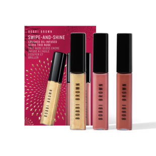 Swipe-and-Shine Crushed Oil-Infused Gloss Trio