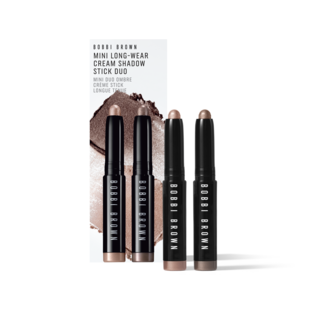 Mini Long-Wear Cream Shadow Stick Duo, Mini Long-Wear Cream Shadow Stick - Golden Pink<br>Mini Long-Wear Cream Shadow Stick - Smokey Topaz, 2 x 0.9g